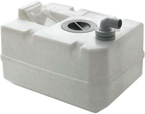 VETUS vuilwatertank kunststof - 40 liter - inclusief aansluitingen