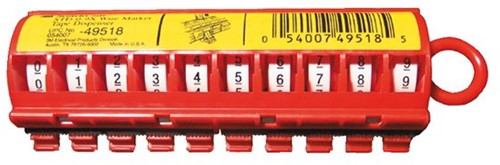3m set cijferrolletjes voor dispenser kabelcodering