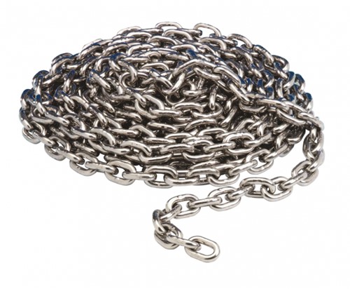 Ankerketting Grade 30 - RVS316 - 4 mm - DIN766 - minimaal 30 meter