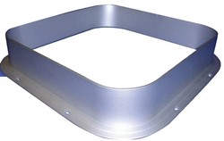 Gebo alu binnenrand voor Standaard dekluik R=30 (zonder flens) - 325 x 185 mm