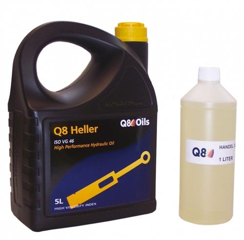 Q8 Heller hydraulische olie - 1 Liter - viscociteit 22