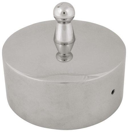 Paalkop RVS - Ø 17 cm - RVS304