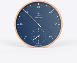 Windsupp World Wind Clock - Ocean