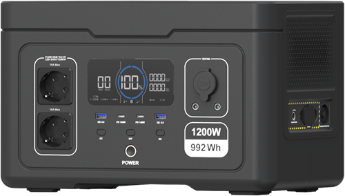 CN Powerstation S012 draagbare accu - 992 Wh - 1200 W - LiFePO4
