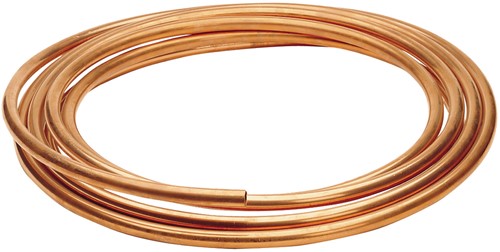 VETUS koperen leiding - 8 x 10 mm - per rol van 20 meter
