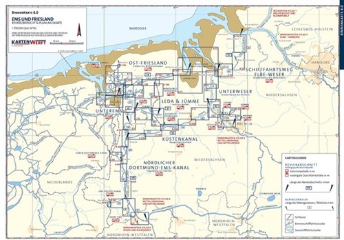 Binnenkaart Atlas 8: Ems und Friesland-2