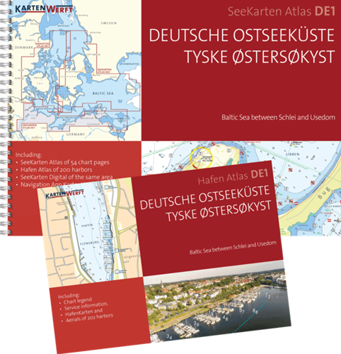 Zeekaart Atlas DE1: Deutsche Ostseeküste