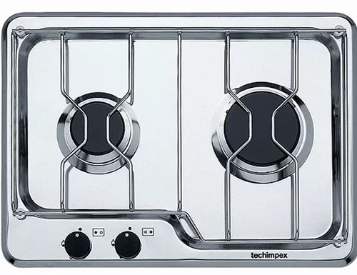 Techimpex Seafarer 2 inbouw gaskookplaat - 2 pitten