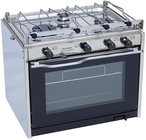 Techimpex XL3 kooktoestel met oven - 3 pitten