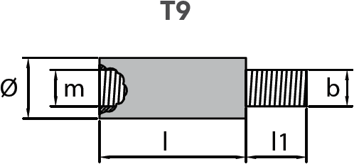 Tecnoseal Volvo Penta potloodanode Ø15 - Lengte 30 mm - Aluminium - uitw schroefdraad-2