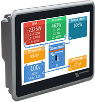 Victron Ekrano GX communicatiecentrum met touchscreen