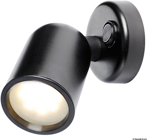 Osculati Articulated LED spotlight zwart