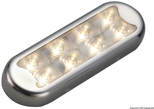 Osculati Compacte LED plafonnière plat zonder schakelaar voor bimini