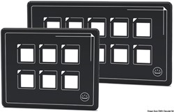 Schakelpaneel met touchbediening - 10 voudig - 12V - 60A - LED - IP67