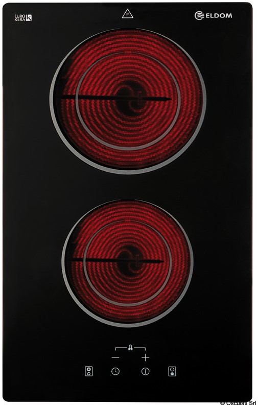EuroKera Touch control keramische inbouwkookplaat - 2 pits - 510 x 290 ...