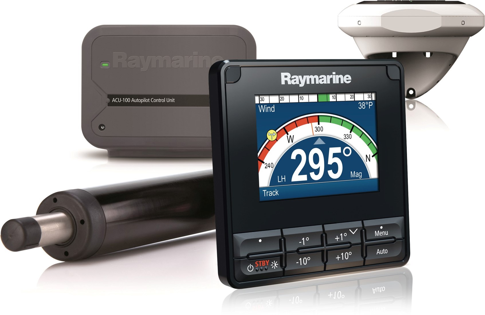 Raymarine Evolution EV100 Tillerpack ACU100 helmstokautomaat cpl met