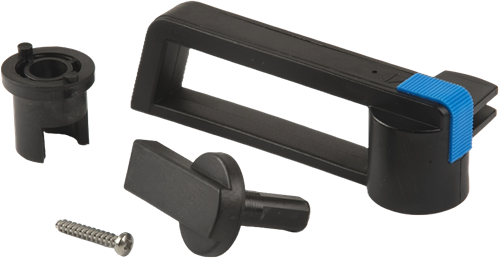 Gebo Handgreep set compleet ( Links op las) - voor Standaard luik met max. sparingsmaat 500 x 500 en alle Flushline luiken