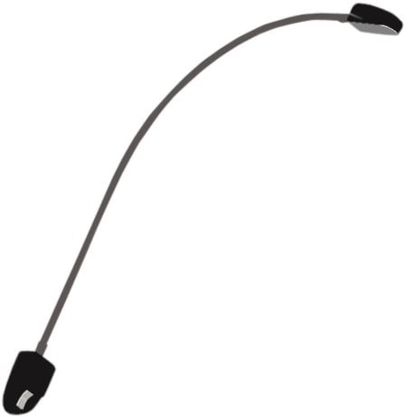 AAA Flexibele kaartleeslamp LED Rood