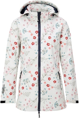 Nordberg Flower Dames Softshell Wit