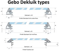Gebo Standaard Dekluik R=30 (zonder flens) - 200 x 200 mm-1