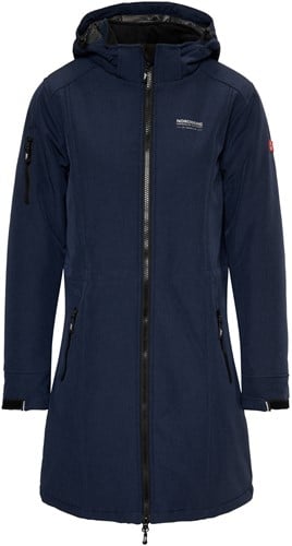 Nordberg Gitte Dames Softshell Navy Melange 
