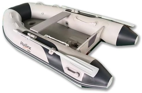 Hollex by Hibo Rubberboot - 2.35 - airdeck - lichtgrijs George Kniest