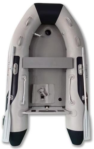 Hollex by Hibo Rubberboot - 2.35 - airdeck - lichtgrijs George Kniest