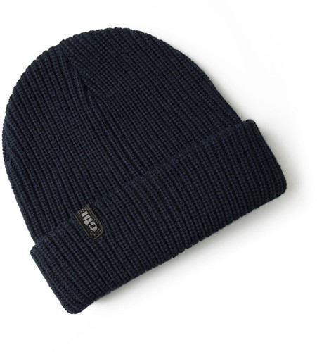 Gill Floating Knit Beanie Navy