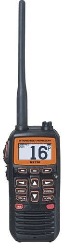 Standard Horizon HX210E Handmarifoon - 12V/220V oplaadbaar