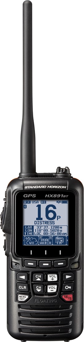 Standard Horizon HX891BT DSC/GPS Handmarifoon - Drijvend- 6W - MOB