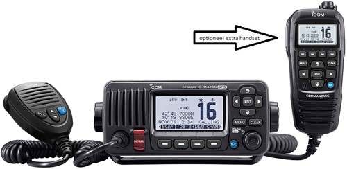 Icom M423GE Marifoon Atis/DSC klasse D+GPS-2