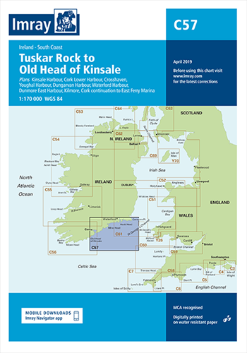 Imray kaart - C57 Tuskar Rock to Old Head of Kinsale
