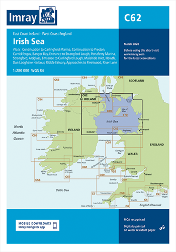 Imray kaart C 62 Irish Sea