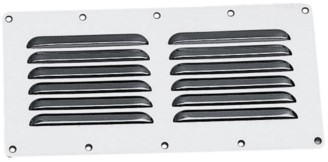 Plastimo RVS ventilatierooster - 115 x 230 mm