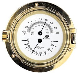 Plastimo Thermo/hygrometer 4.5 - messing