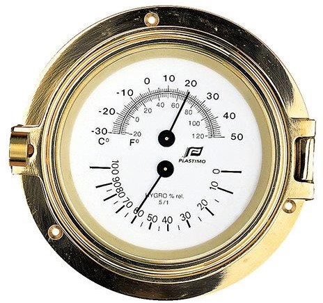 Plastimo Thermo/hygrometer 4.5 - messing