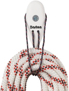 Barton Line Tamer touwclip - Wit - per 2