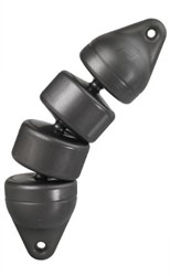 Plastimo Flexibele fender - Ø15 x 60 cm - zwart