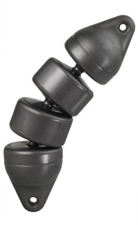 Plastimo Flexibele fender - Ø15 x 60 cm - zwart