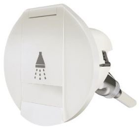 Plastimo Doucheset wit met handdouche - wit - rond