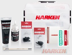 Harken lier onderhoud set - Lierenvet - olie - 10 pallen - 20 veertjes - rep set voor lierhendels - stickers - wetnote boek