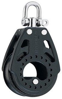Harken Carbo 75mm enkelschijfs blok