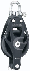 Harken 45mm Element enkelschijfs blok met hondsvot