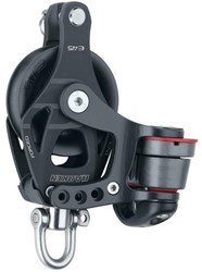Harken 45mm Element enkelschijfsblok met hondsvot en klem