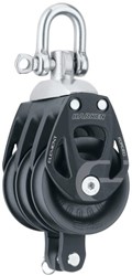 Harken 45mm Element drieschijfsblok met hondsvot