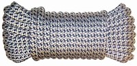 U rope Landvast Deluxe - 12 mm - 12 meter - wit/navy