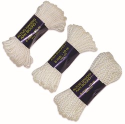 U rope Vlaggenlijn 4mm wit 20 meter bosje
