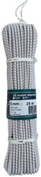 U-Rope Elastiek 6 mm - wit - 25 meter