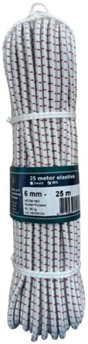 U-Rope Elastiek 5 mm - wit - 25 meter