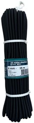U-Rope Elastiek 6 mm - zwart - 25 meter